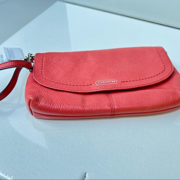 Coach orange Wristlet Wallet - Picture 7 of 12